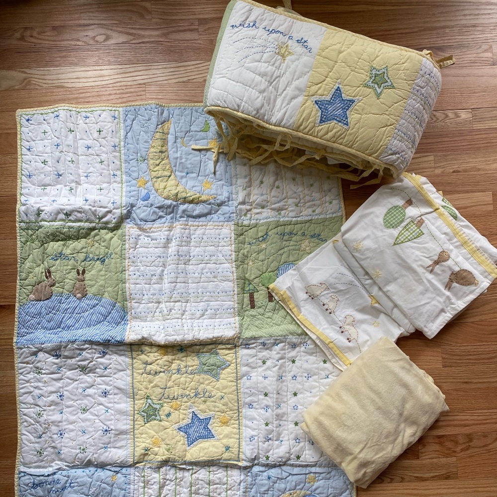 Pottery Barn Kids Twinkle Twinkle Nursery/ Crib Bedding
